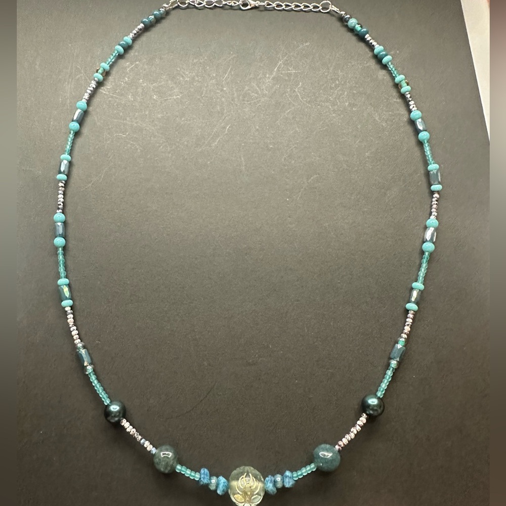 Blue stone necklaces!